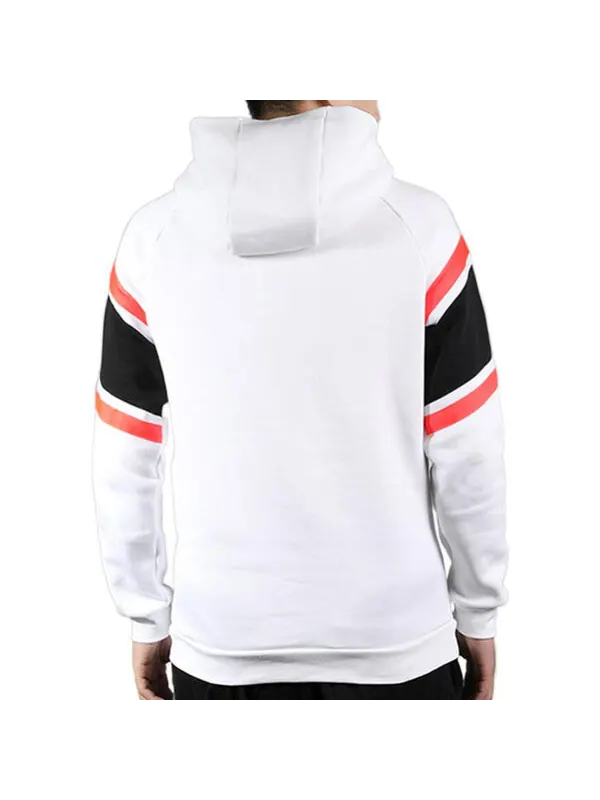 Толстовка Air Jordan Air logo Printing Fleece Pullover White — изображение 4 из 4, белый