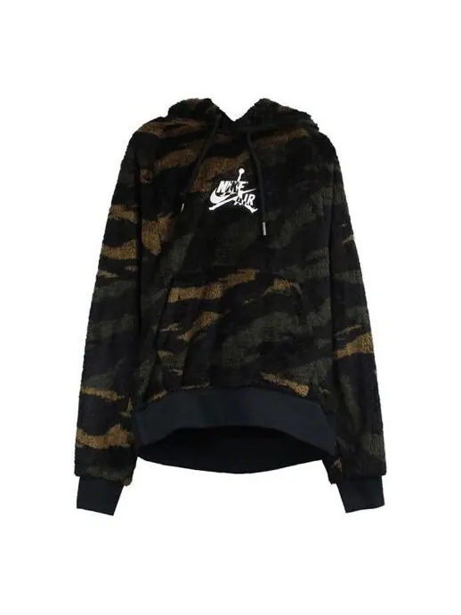 Толстовка Men's Air Jordan Wings Plush Pullover Black — изображение 1 из 3, черный