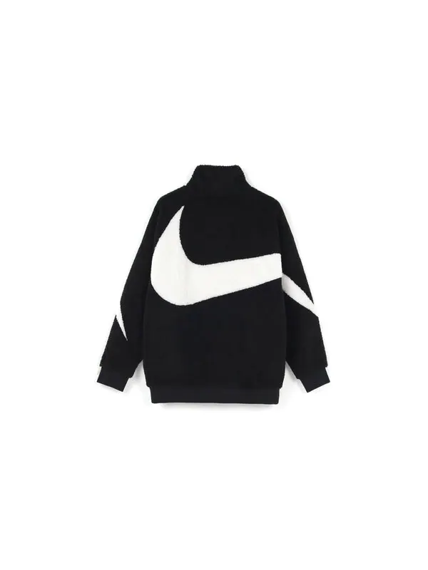 Куртка Men's Nike Sportswear Swoosh Reversible Large Logo Jacket Polar Fleece Jacket Autumn Black — изображение 2 из 4