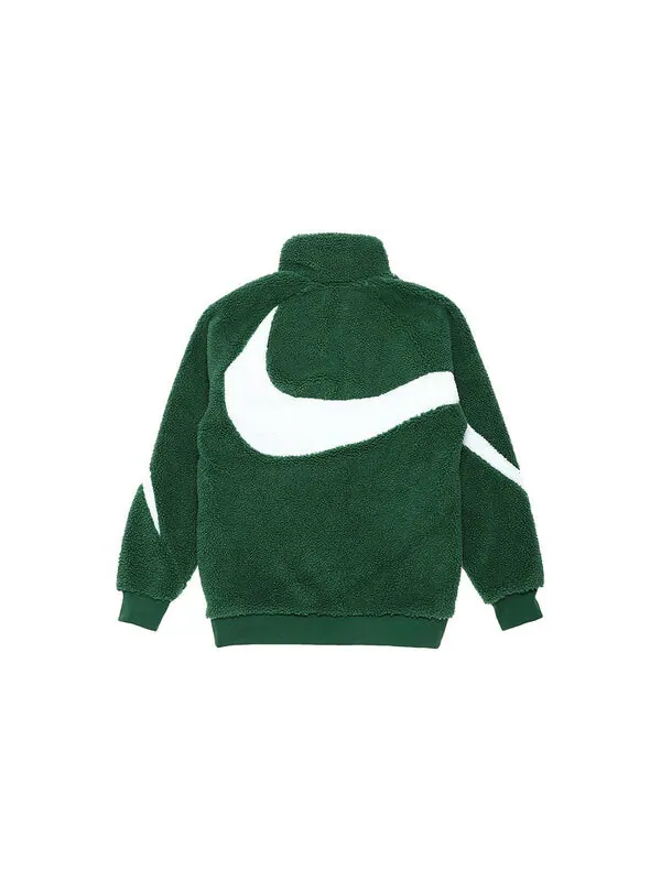 Куртка Nike Big Swoosh Reversible Boa Jacket (Asia Sizing) 'Green' — изображение 2 из 3, зеленый