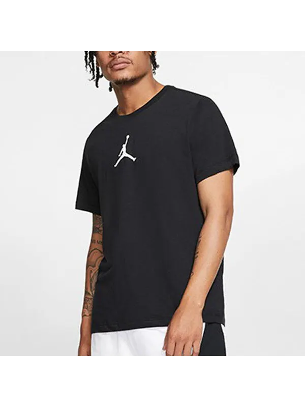Футболка flying man дышащие спортивные повседневные короткие рукава Air Jordan — изображение 3 из 4, черный