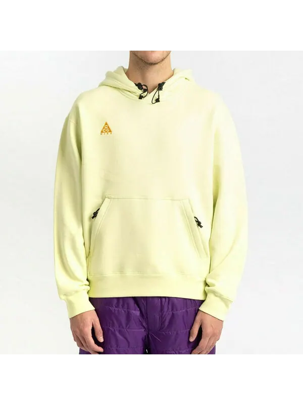 Толстовка Men's Nike ACG Fleece Pullover Light Green — изображение 3 из 4, светлый зеленый