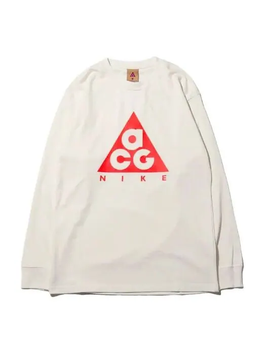 Футболка acg ls футболка athleisure casual sports свитер с длинными рукавами Nike — изображение 1 из 4, белый