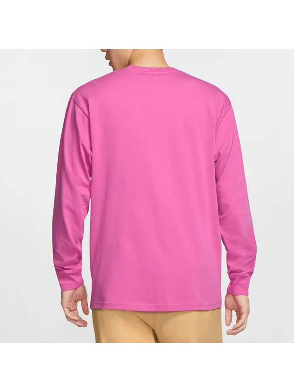 Футболка as m nrg acg ls tee black logo round neck long sleeves purple red purplered Nike — изображение 4 из 4, красный