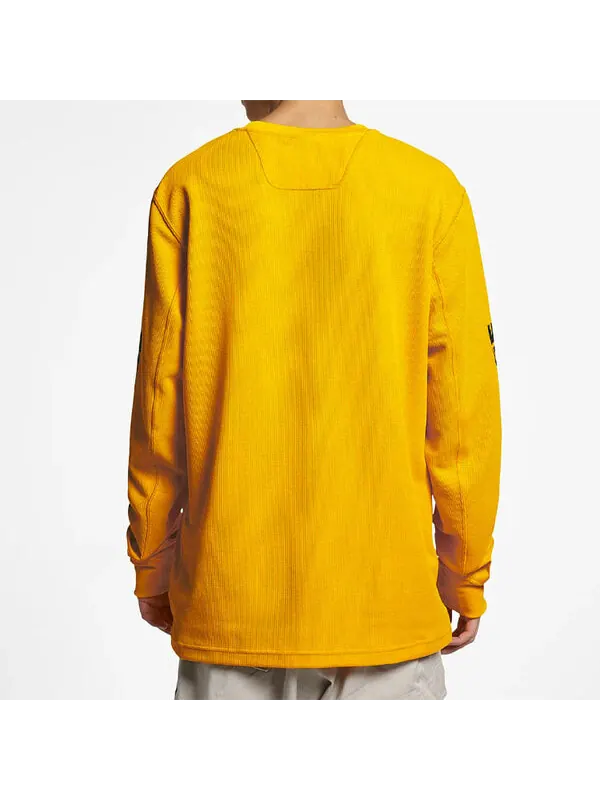 Толстовка Men's Nike ACG Outdoor Sports Printing Round Neck Pullover Yellow — изображение 3 из 4, желтый