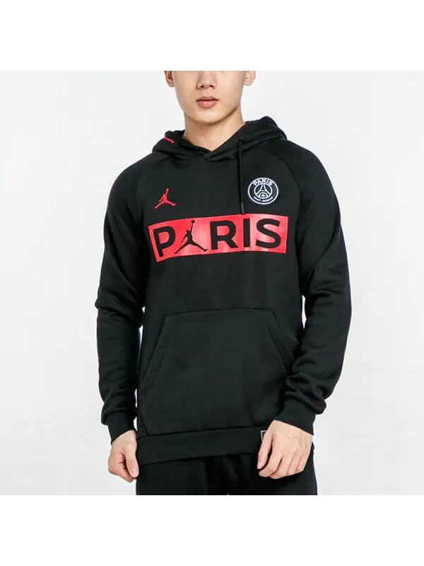Толстовка Men's Air Jordan Paris Saint-Germain Fleece Black — изображение 4 из 4, черный