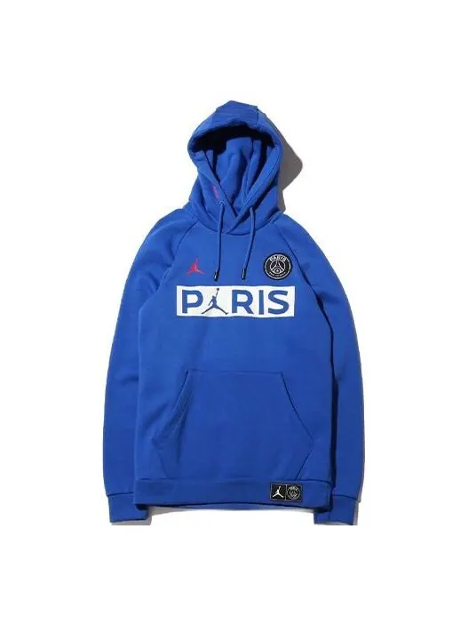 Толстовка Air Jordan Paris Saint-Germain Fleece Blue — изображение 1 из 4, синий