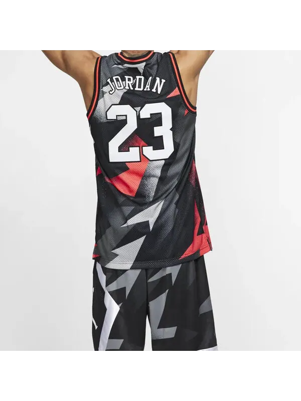 Футболка пари сен-жермен сетчатая ткань джерси Air Jordan — изображение 3 из 4, черный