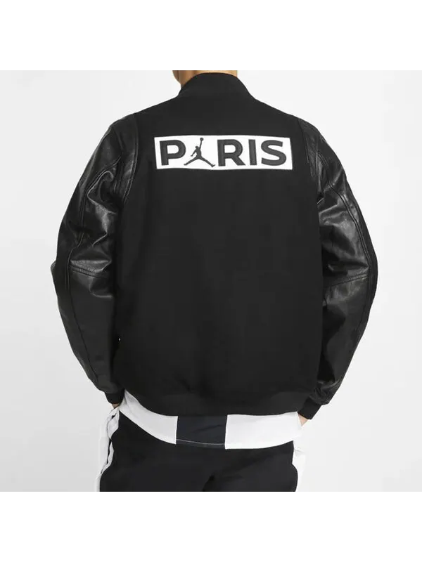 Куртка Air Jordan Paris Saint-Germain Sports Jacket — изображение 4 из 4, черный
