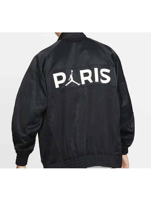 Куртка Air Jordan Paris Saint-Germain aviator Jacket — изображение 3 из 4, черный
