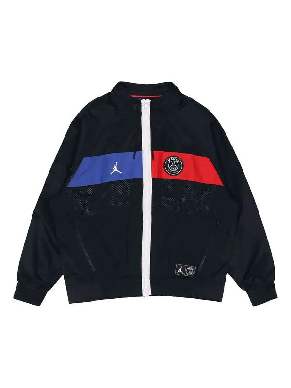 Куртка Air Jordan Paris Saint-Germain FLIGHT SUIT Jacket Black — изображение 1 из 4, черный