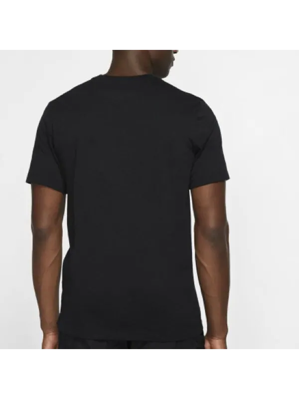 Футболка Air Jordan x PSG Crossover Paris Saint-Germain Short Sleeve 'Black White' — изображение 3 из 4, черный/белый