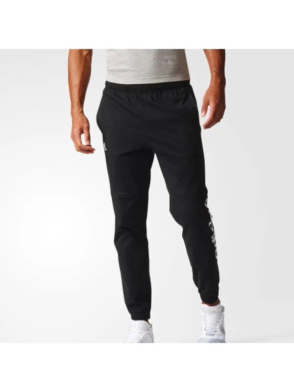 Спортивные штаны adidas Training Sports Knit Long Pants Black — изображение 4 из 4, черный
