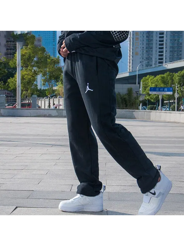 Спортивные штаны Air Jordan MENS Knit Casual Sports Pants Black — изображение 4 из 4, черный