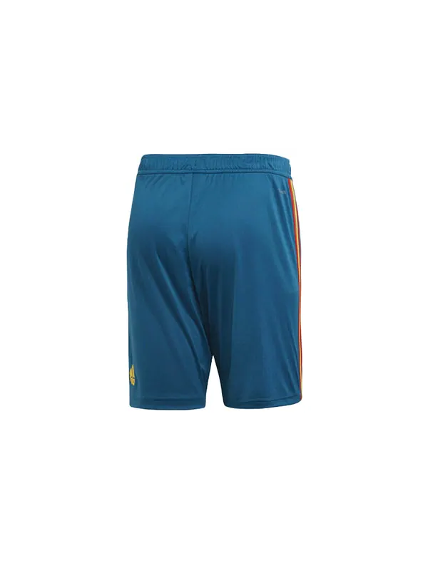 Шорты rfcf training shorts 'blue marine' Adidas — изображение 2 из 4, синий/красный/желтый