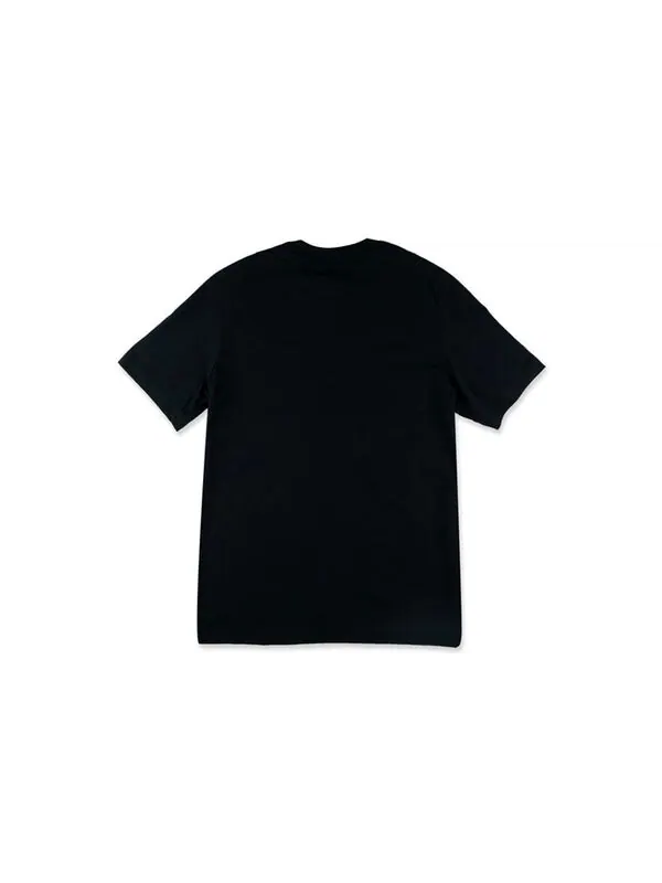 Футболка adidas Training Round Neck Pullover Short Sleeve 'Black' — изображение 2 из 4, черный