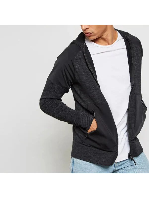 Куртка adidas x Reigning Champ Crossover ZNE Champion Casual Sports Hooded Jacket Black — изображение 4 из 4, черный