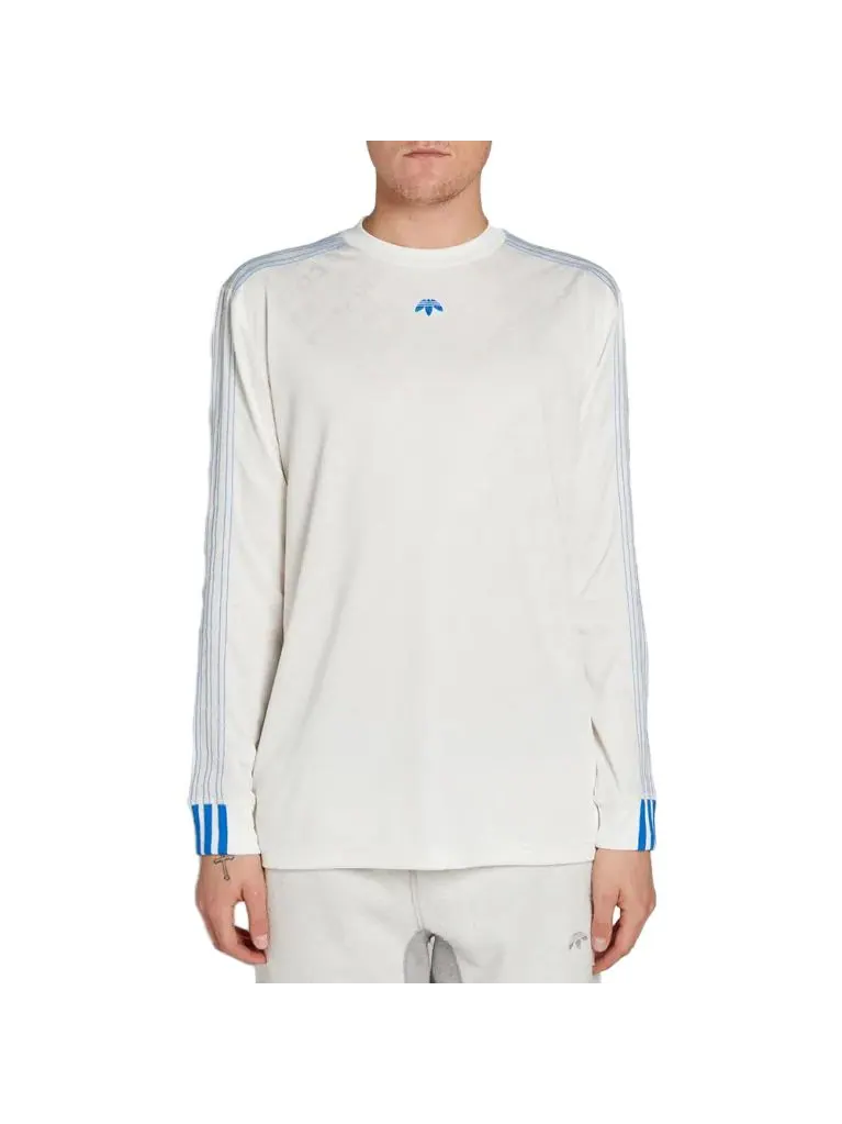 Футболка с длинным рукавом Adidas originals x Alexander Wang — изображение 3 из 4, белый/синий