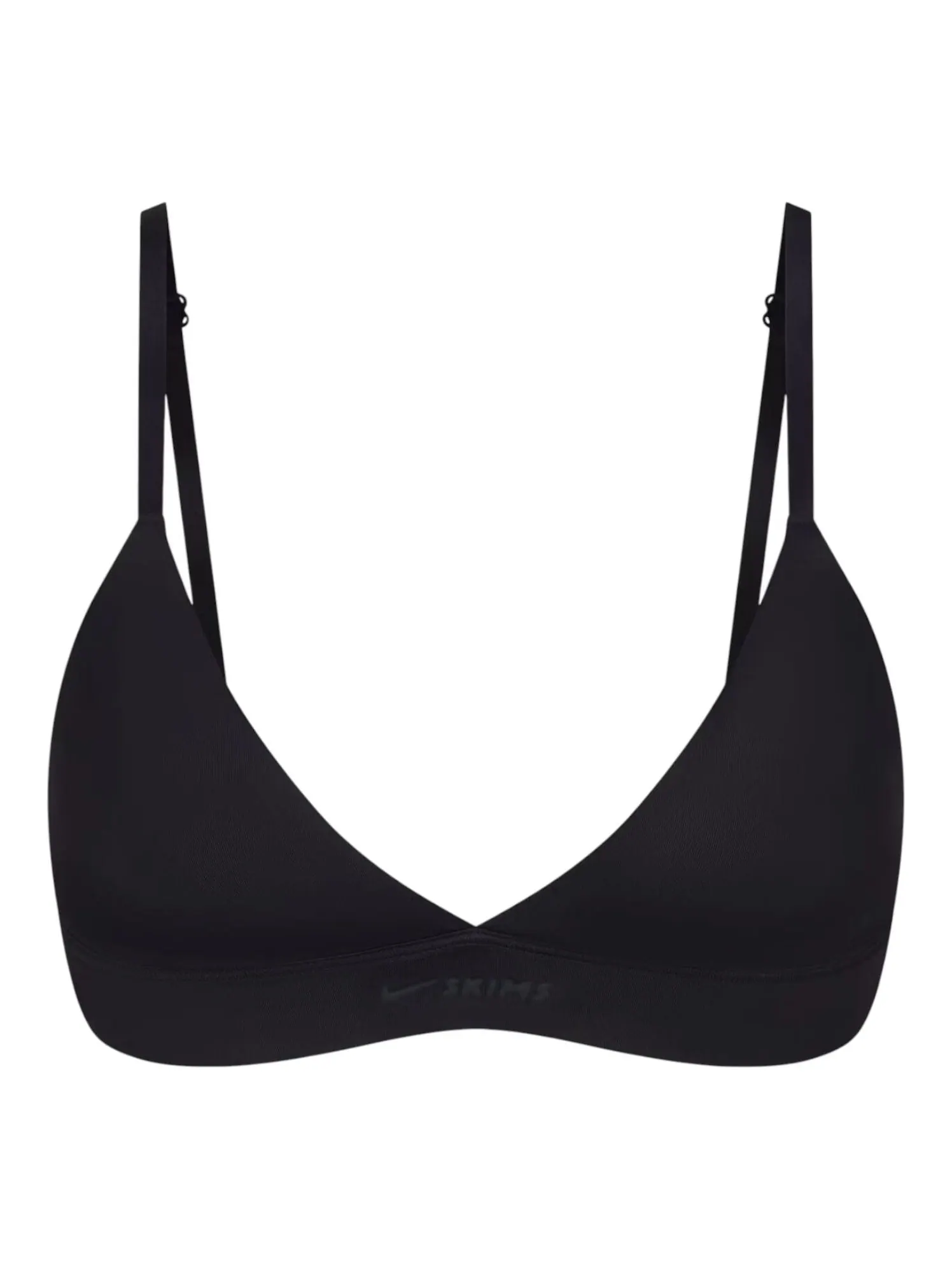 (WMNS) Nike x SKIMS Shine Triangle Bra 'Obsidian' — изображение 1 из 3, обсидиан