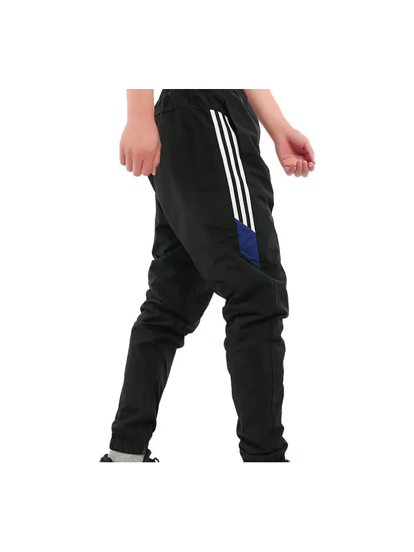 Спортивные штаны adidas originals Zipper Bundle Feet Fleece Lined Sports Pants Black — изображение 4 из 4, черный