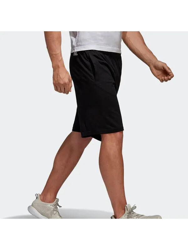 Шорты ess lin shor sj sports knit shorts black Adidas — изображение 3 из 4, черный