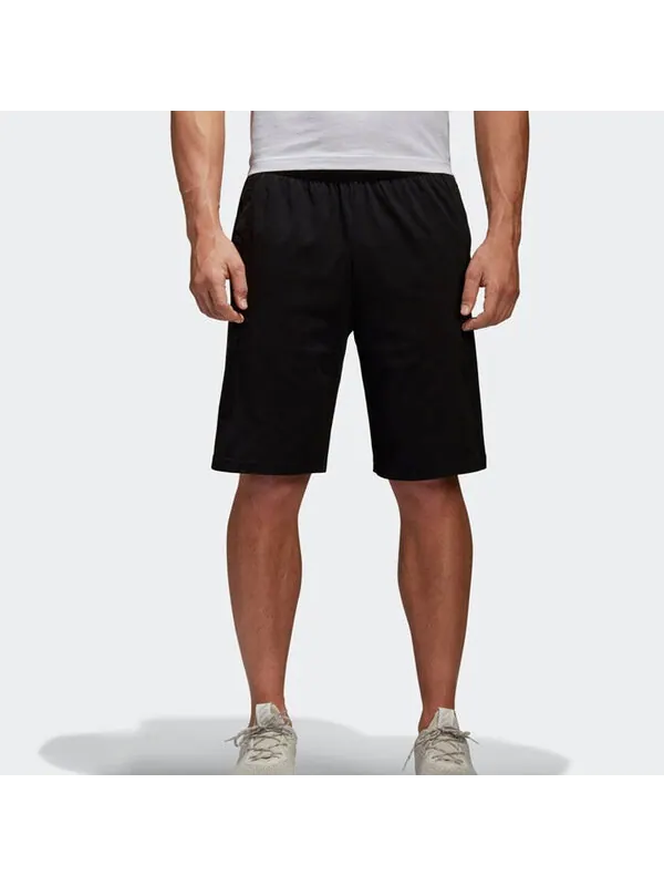 Шорты ess lin shor sj sports knit shorts black Adidas — изображение 4 из 4, черный