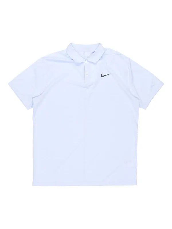 Футболка dri-fit victory logo quick dry breathable sports short sleeve polo shirt light blue Nike — изображение 1 из 4