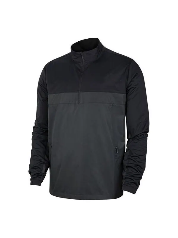 Куртка Nike Shield Victory 1/2-Zip Golf Jacket 'Black' — изображение 1 из 4, черный