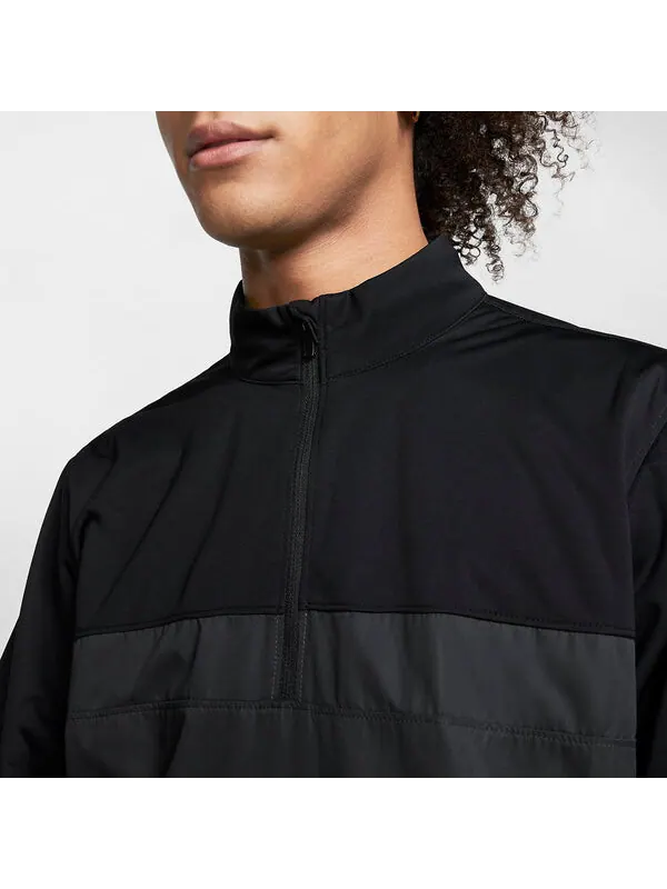 Куртка Nike Shield Victory 1/2-Zip Golf Jacket 'Black' — изображение 2 из 4, черный