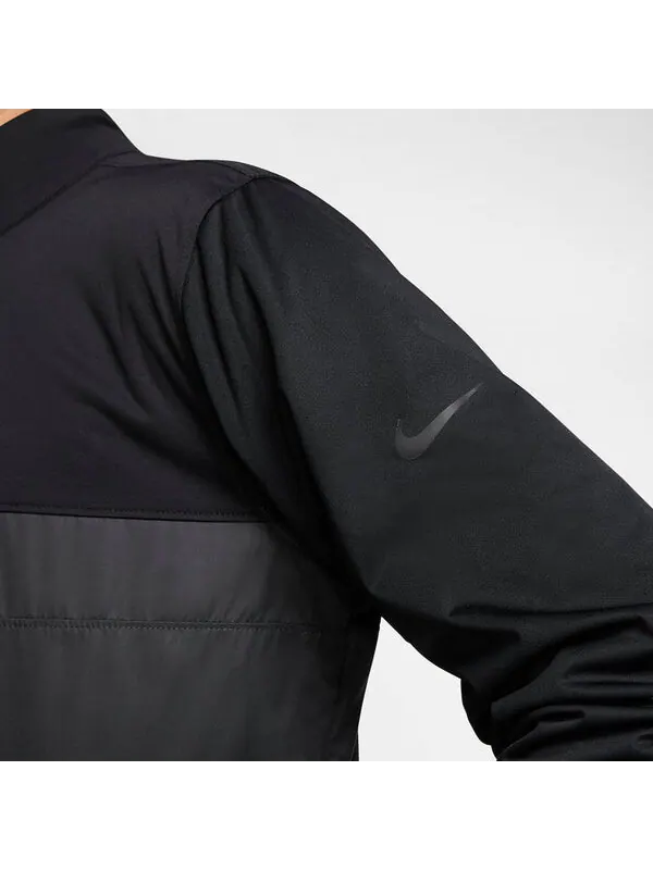 Куртка Nike Shield Victory 1/2-Zip Golf Jacket 'Black' — изображение 3 из 4, черный