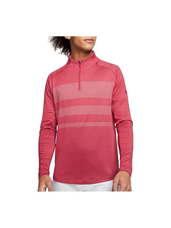 Футболка Nike Shield Victory 1/2-Zip Golf Jacket 'Red' — изображение 1 из 4, красный