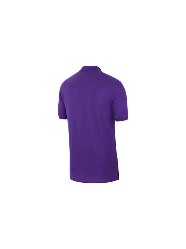 Футболка casual breathable short sleeve polo shirt purple Nike — изображение 2 из 4, фиолетовый