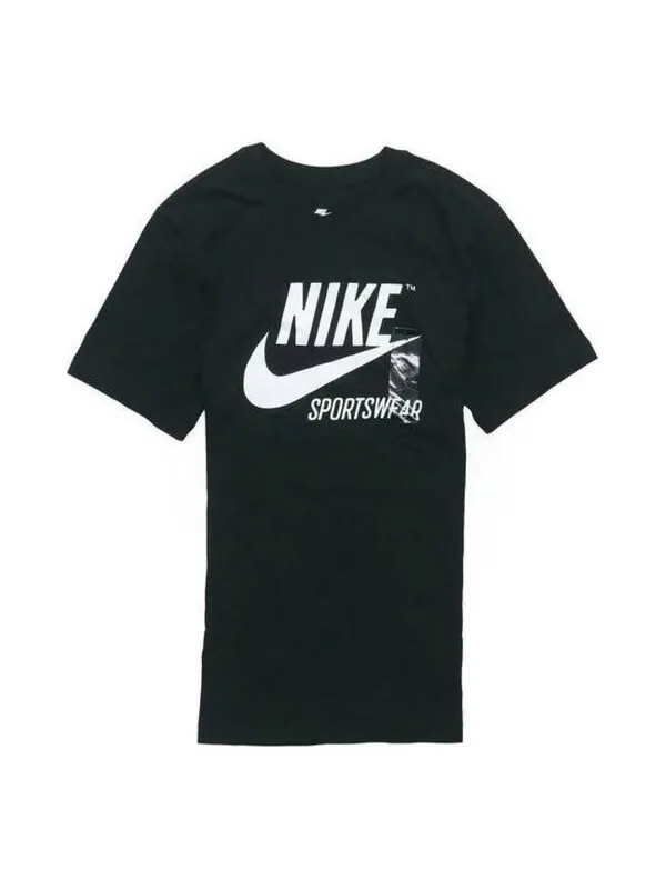 Футболка спортивная одежда команда архив логотип футболка Nike — изображение 1 из 2, черный/белый
