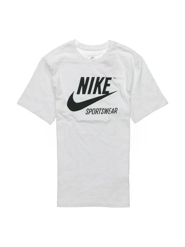 Футболка спортивная одежда команда архив логотип футболка Nike — изображение 1 из 2, белый/черный