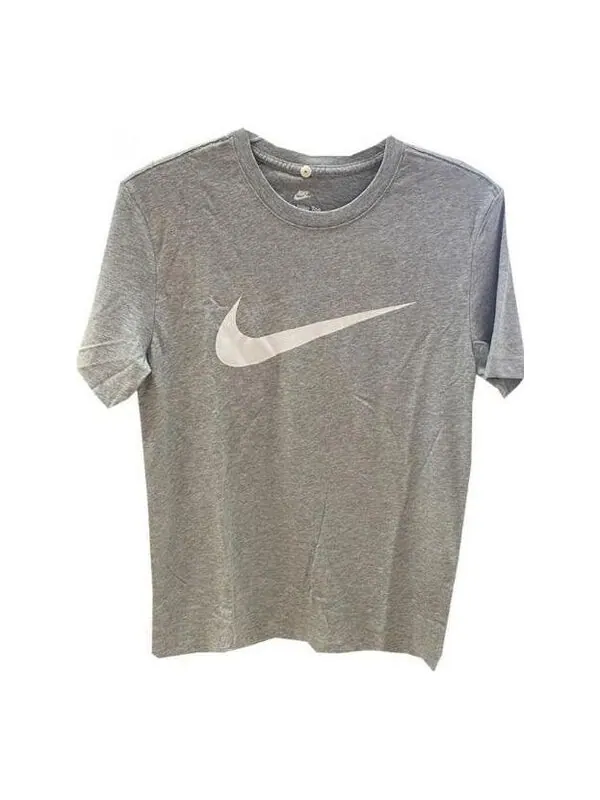 Футболка свободного кроя с принтом логотипа Nike — изображение 1 из 1, серый
