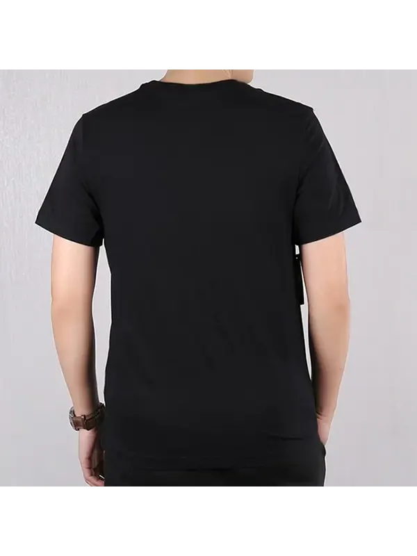 Футболка Nike Sportswear Just Do It Logo T-Shirt 'Black' — изображение 3 из 3, черный/мульти