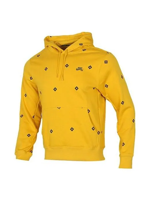 Толстовка Nike SB Skateboard Icon Printed Hat For Men Yellow — изображение 1 из 2, желтый
