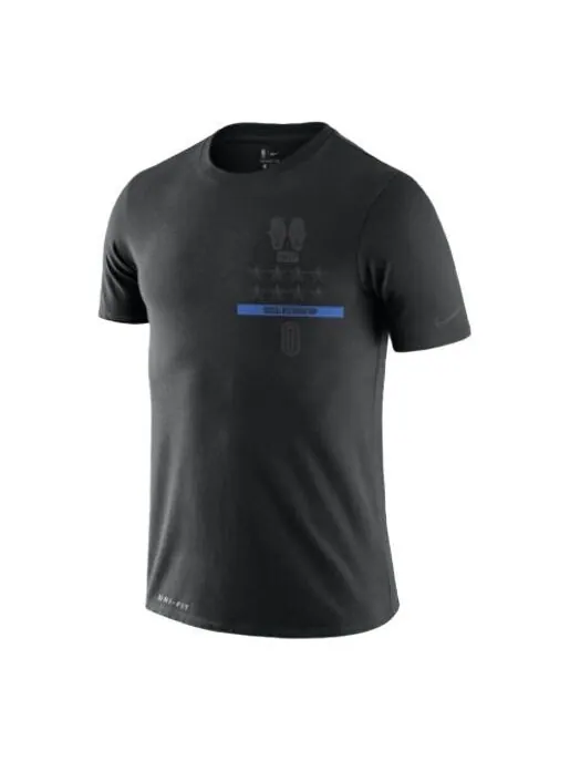 Футболка thunder westbrook mvp sports short sleeve black Nike — изображение 1 из 2, черный