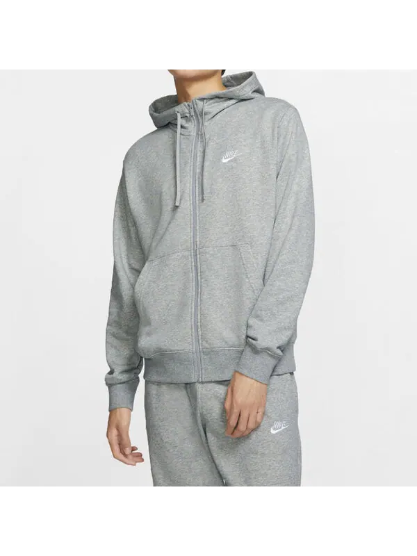 Куртка спортивная Nike Sweet Shirt French Terry Full Zip — изображение 4 из 4, серый