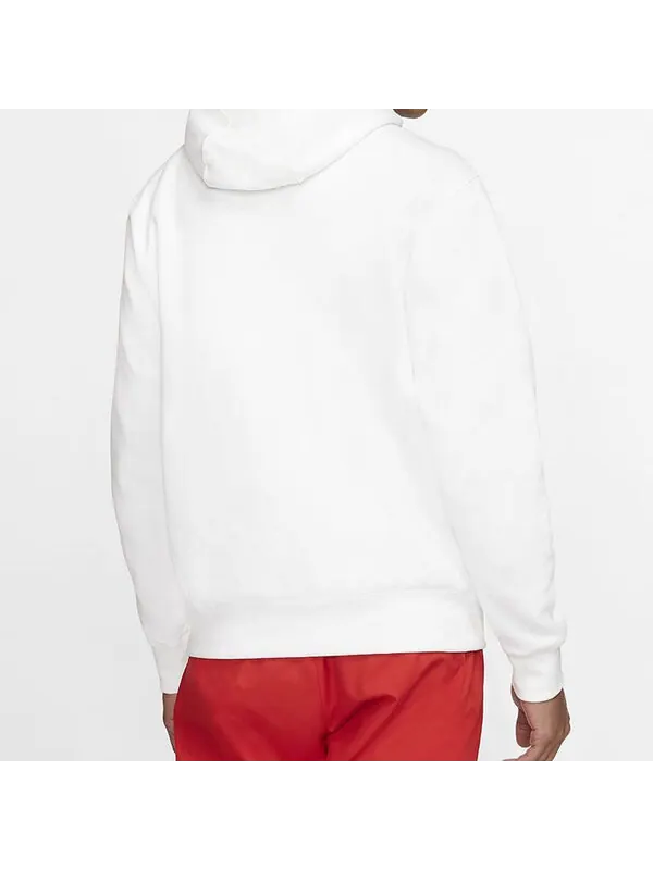Толстовка Nike Sportswear Club White — изображение 3 из 3, белый
