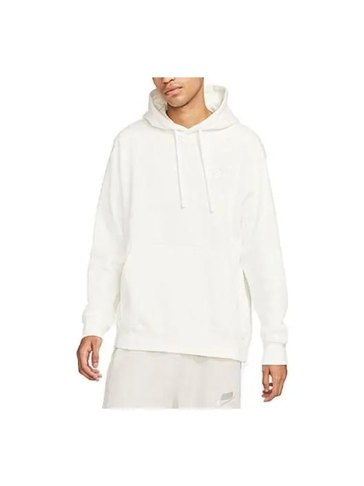 Толстовка Nike MENS Sportswear Club Fleece Sports White — изображение 1 из 3, белый