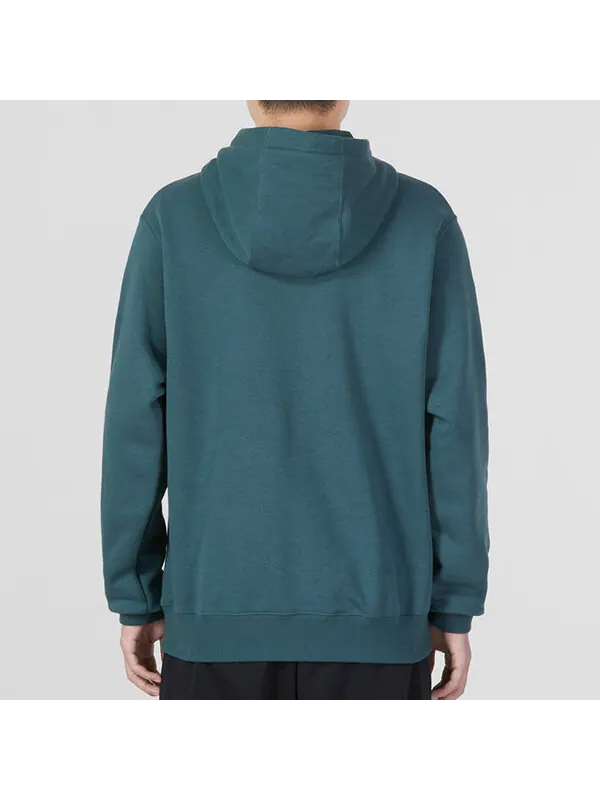 Толстовка Nike knitted hooded pullover sports casual sweatshirt 'Green' — изображение 2 из 3, зеленый/мульти