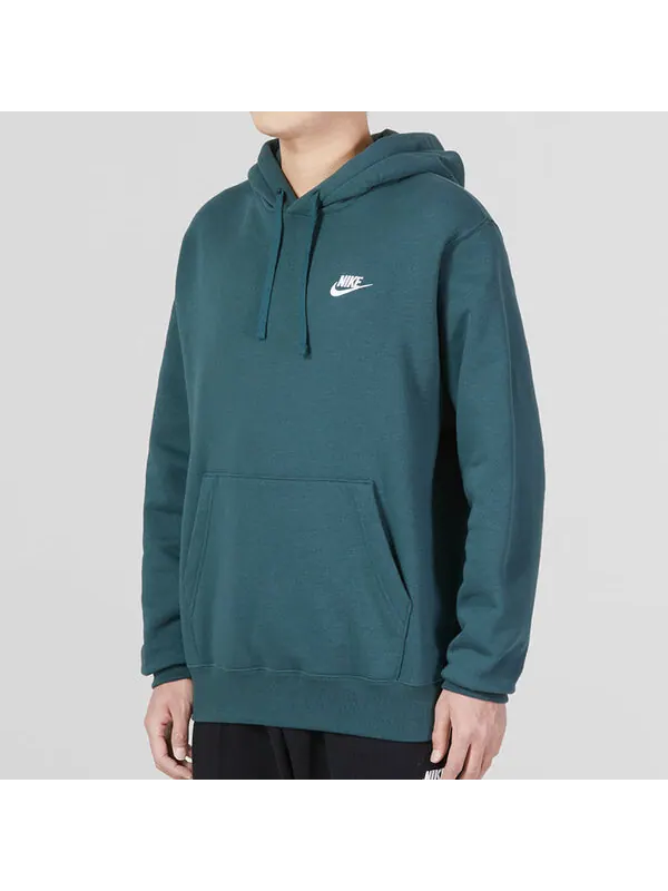 Толстовка Nike knitted hooded pullover sports casual sweatshirt 'Green' — изображение 3 из 3, зеленый/мульти