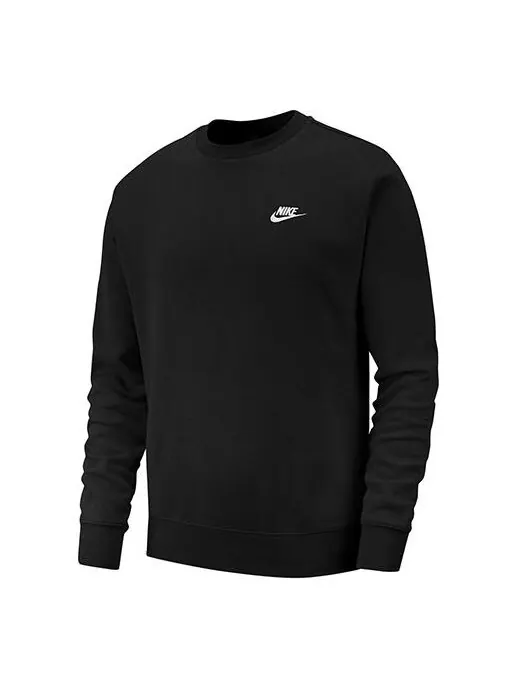 Толстовка Nike Sportswear Club Small Logo Long Sleeves Men's Black — изображение 1 из 4, черный