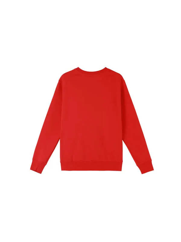 Толстовка Nike Sportswear Casual Sports Round Neck Pullover Red Orange — изображение 2 из 4, оранжевый