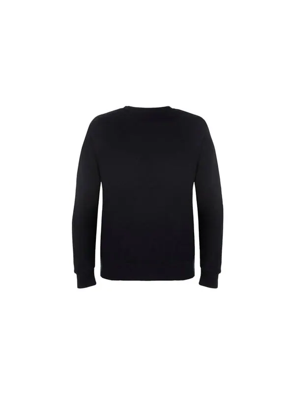 Толстовка Men's Nike Sportswear Club Crew FT Casual Sports Round Neck Pullover Long Sleeves Black — изображение 2 из 4