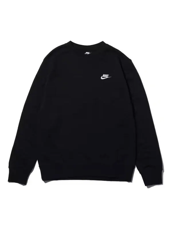 Толстовка Nike AS Men's Nike Sportswear Club CRW FT Black — изображение 1 из 4, черный