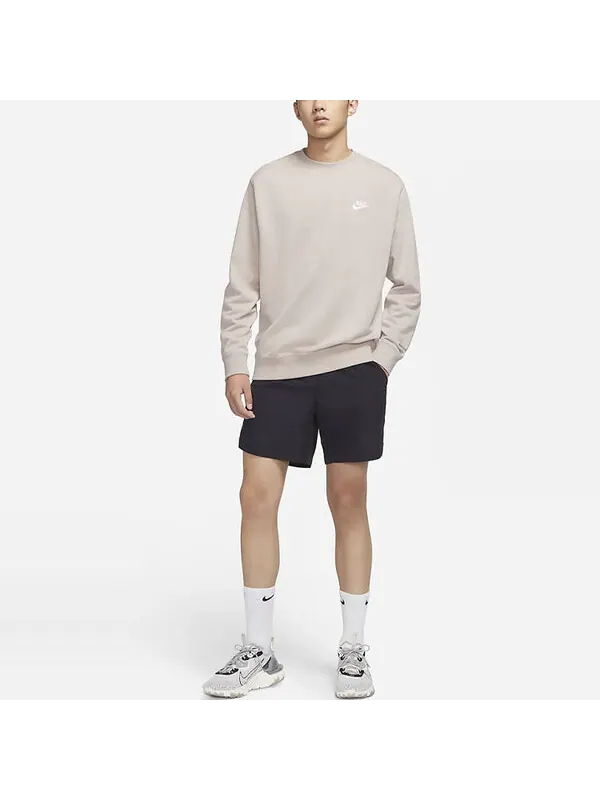Толстовка Nike Sportswear Club French Terry Logo Khakigray — изображение 3 из 3, серый