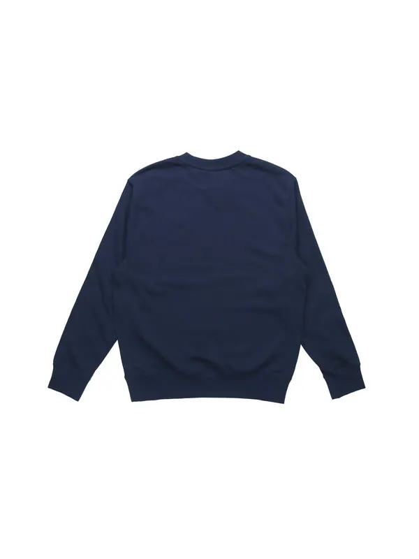 Толстовка Nike Basic Chest logo Round Neck Navy Blue — изображение 2 из 4, темно-синий