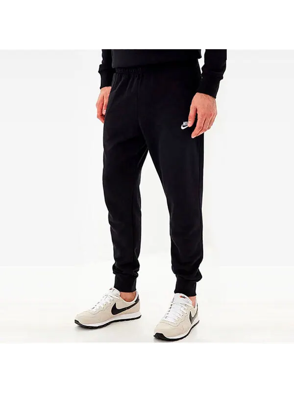 Спортивные штаны m nsw club jggr ft casual sports эластичный пояс комплект ноги длинные штаны Nike — изображение 3 из 3